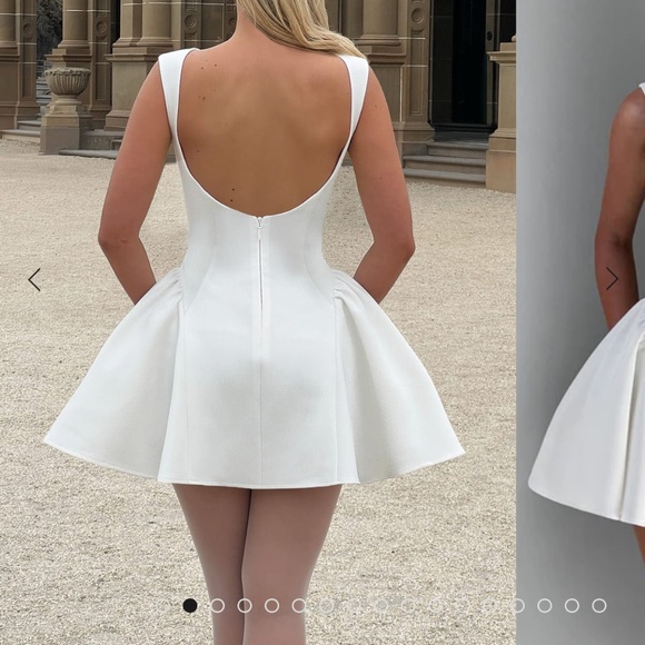 Babyboo Yalini White Mini Dress - Picture 2 of 4